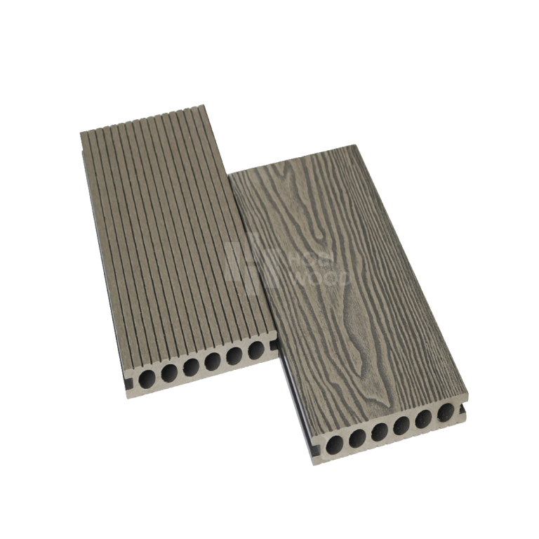 Sàn gỗ nhựa HobiWood vân 3d hb140t25-3d light grey