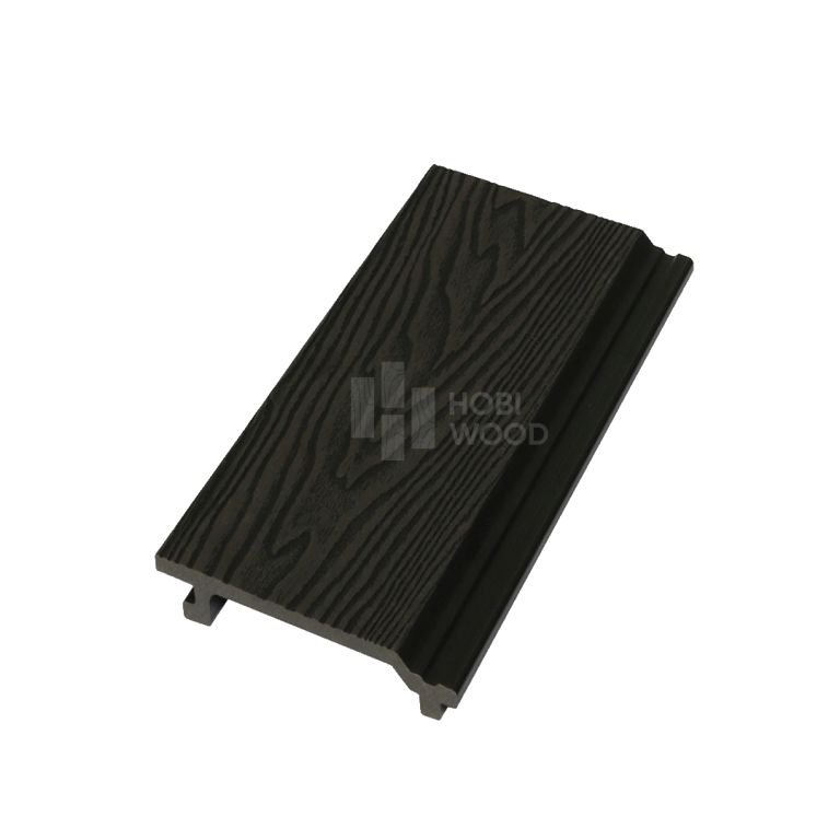 Tấm ốp gỗ nhựa HobiWood vân 3d OP-3D-156W21 black charcoal