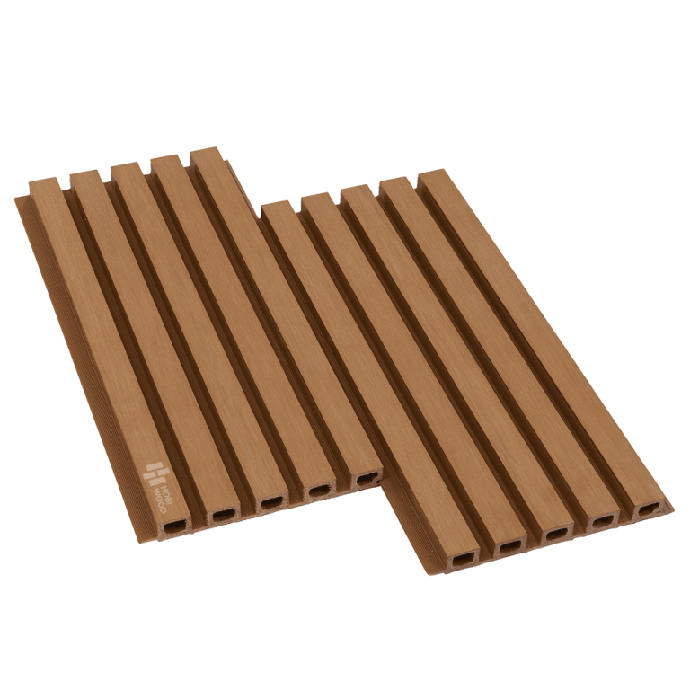 Tấm ốp lam 5 sóng gỗ nhựa ASA HobiWood (5SASA001 Caramel)