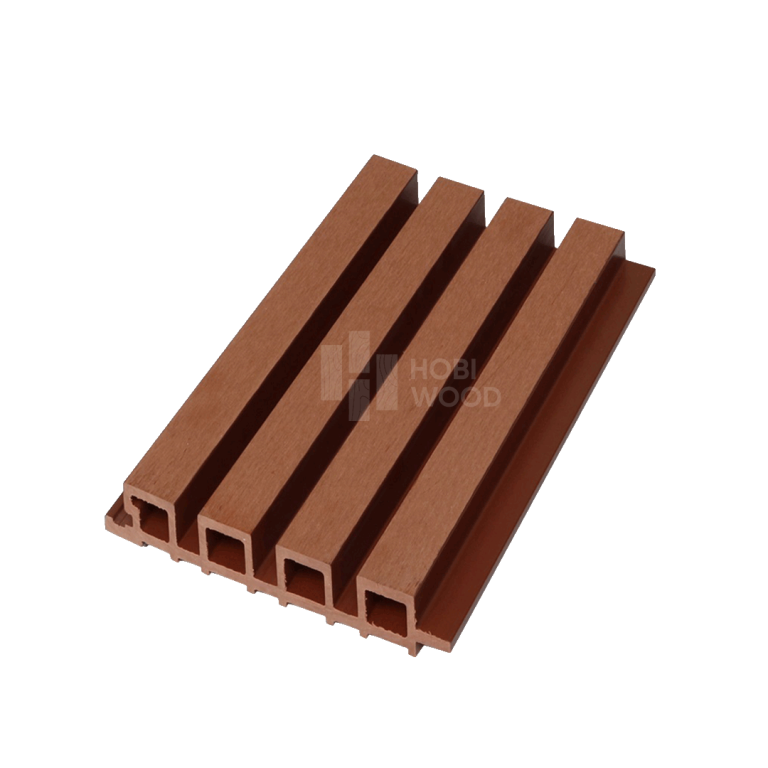 Tấm ốp lam sóng gỗ nhựa HobiWood SO 218W28 (Maple Leaf Red)
