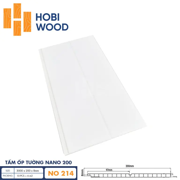 Tấm ốp Nano HobiWood NO214