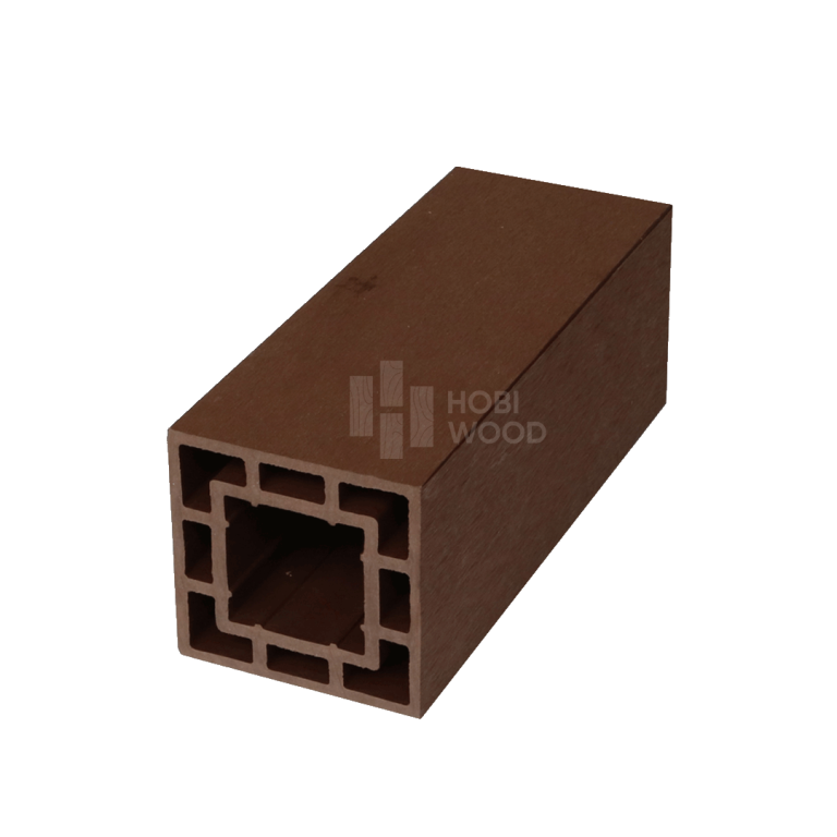 Trụ gỗ nhựa HobiWood HB 120C120 (Oak Brown)