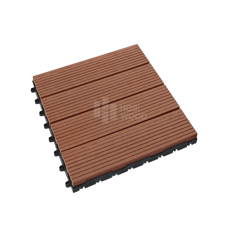 Vỉ gỗ nhựa HobiWood vân sọc (Maple Leaf Red)