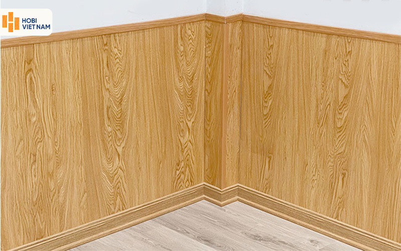 Tấm ốp nano 400 Hobiwood ốp lamri chân tường