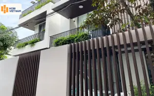 Thanh lam gỗ nhựa ngoài trời Hobiwood làm hàng rào