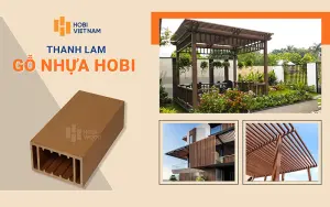 Thanh lam gỗ nhựa ngoài trời Hobi