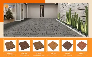 Tổng hợp bảng màu của vỉ gỗ nhựa Hobiwood