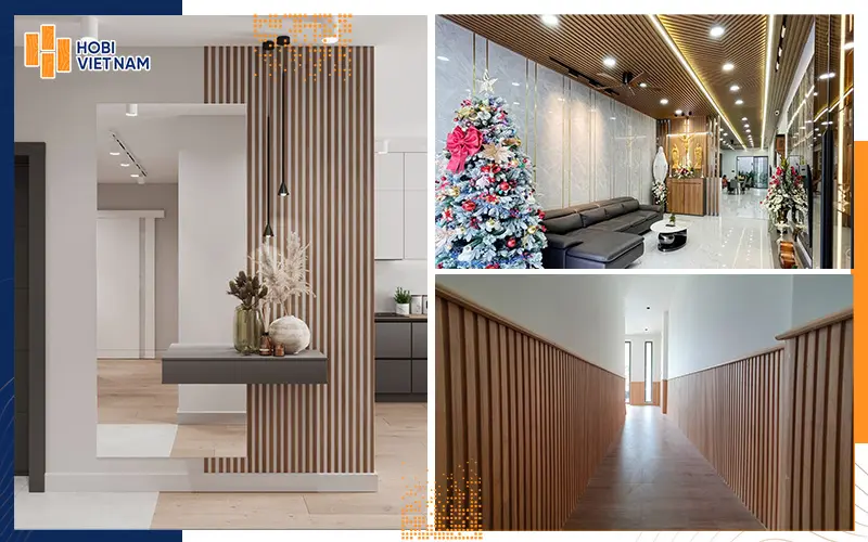 Ứng dụng của tấm ốp lam sóng Hobiwood
