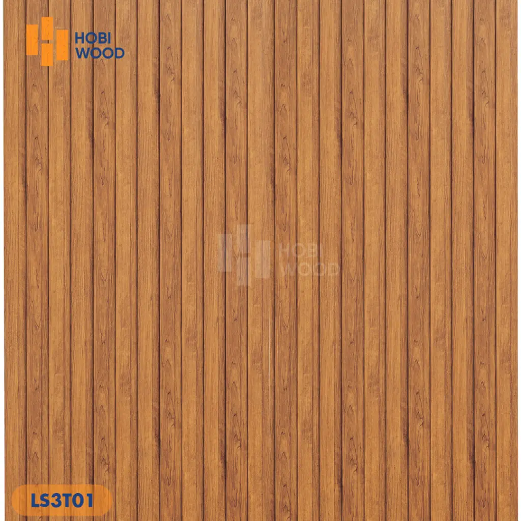 Tấm ốp lam 3 sóng thấp HobiWood LS3T01