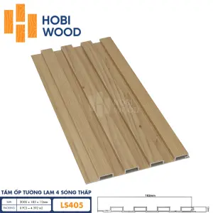 Tấm ốp lam 4 sóng thấp HobiWood LS405