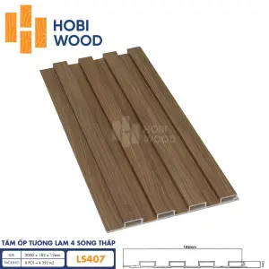Tấm ốp lam 4 sóng thấp HobiWood LS407