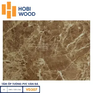 Tấm ốp PVC vân đá HobiWood VD307