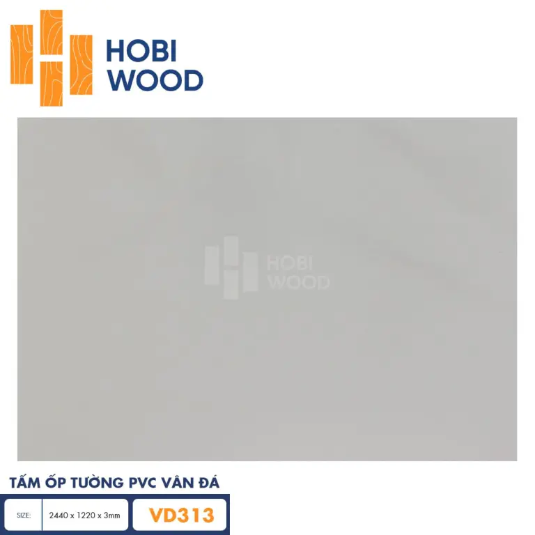 Tấm ốp PVC vân đá HobiWood VD313