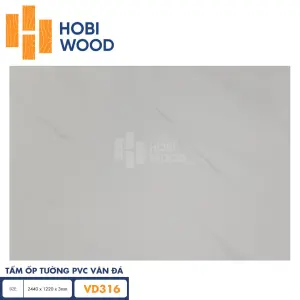 Tấm ốp PVC vân đá HobiWood VD316