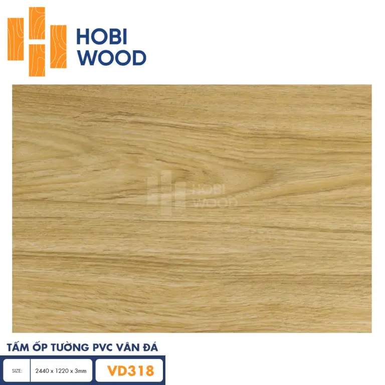 Tấm ốp PVC vân đá HobiWood VD318