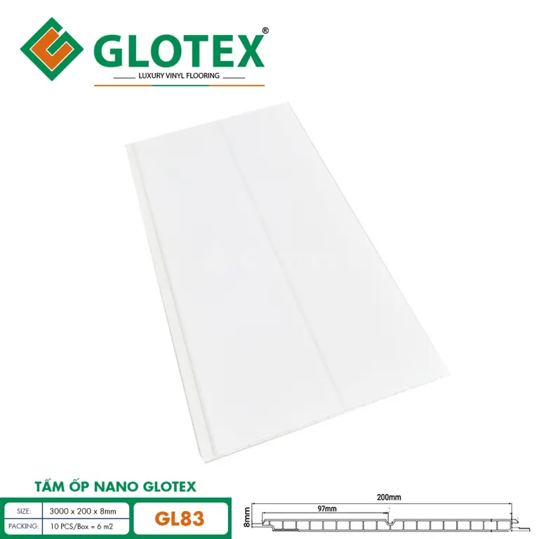 Tấm ốp Nano 200 Glotex GL83