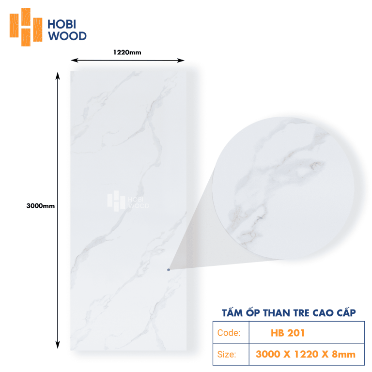 Tấm ốp than tre HobiWood HB201