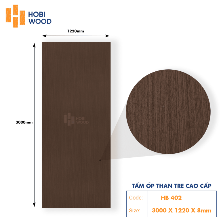 Tấm ốp than tre HobiWood HB402