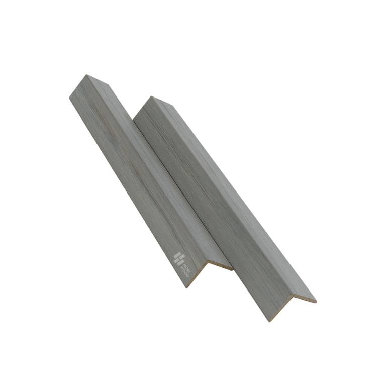 Nẹp V gỗ nhựa ASA HobiWood (VASA003 Light Grey)