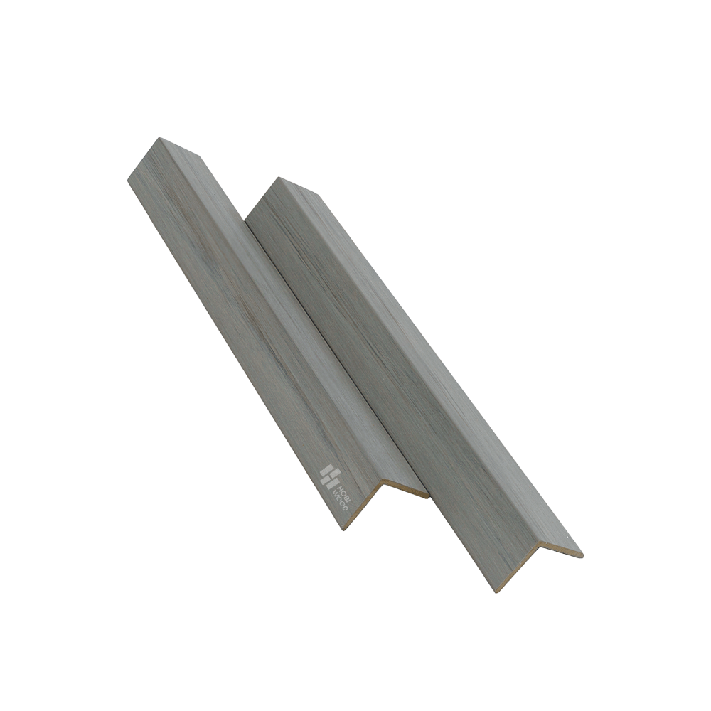 Nẹp V gỗ nhựa ASA HobiWood (VASA003 Light Grey)