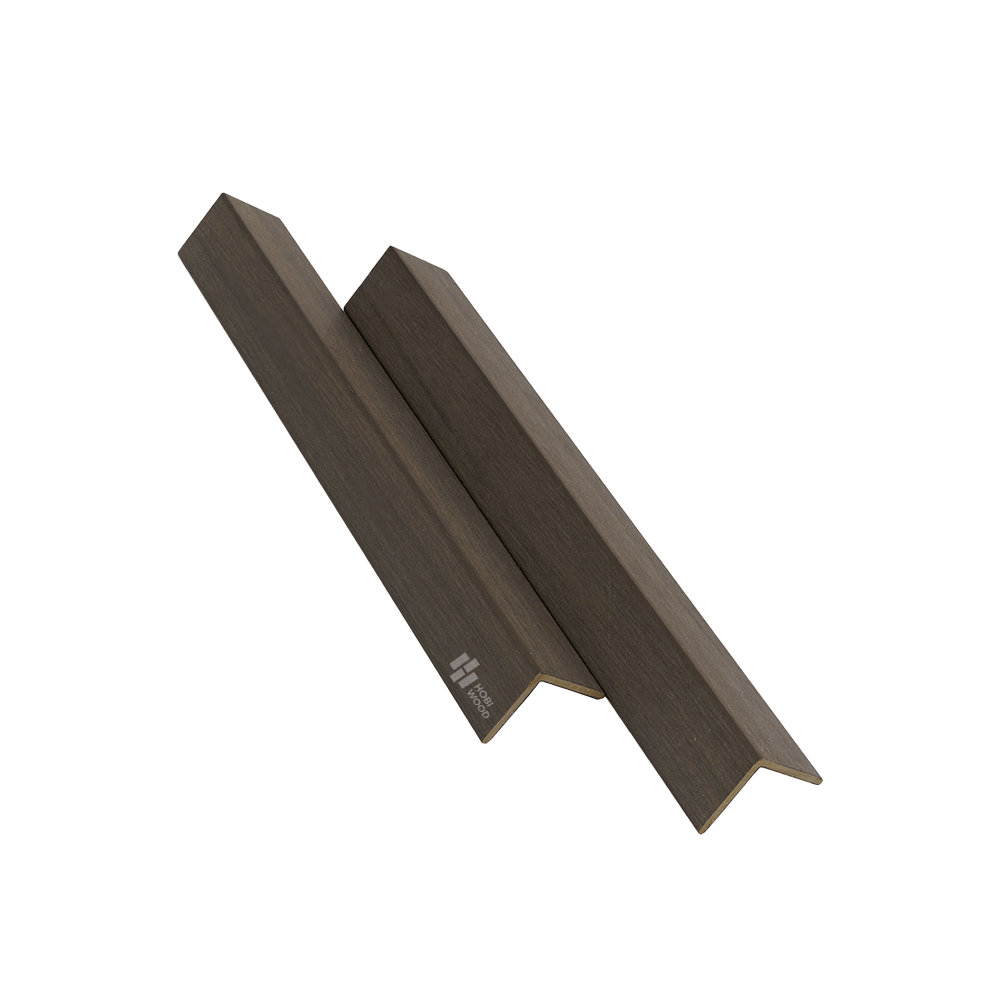 Nẹp V gỗ nhựa ASA HobiWood (VASA004 Titack Walnut)