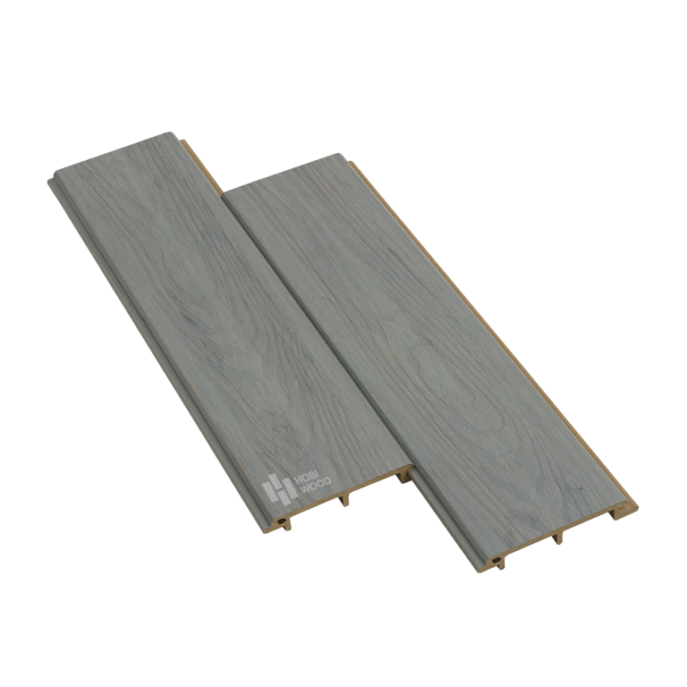 Tấm ốp gỗ nhựa ASA HobiWood (OPASA003 Light Grey)