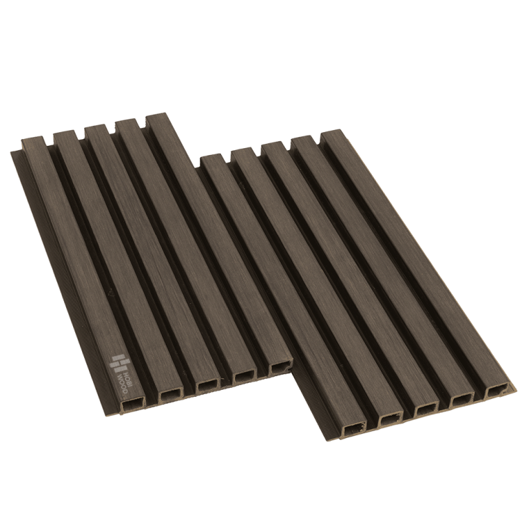 Tấm ốp lam 5 sóng gỗ nhựa ASA HobiWood (5SASA004 Titack Walnut)