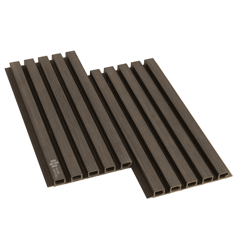 Tấm ốp lam 5 sóng gỗ nhựa ASA HobiWood (5SASA004 Titack Walnut)