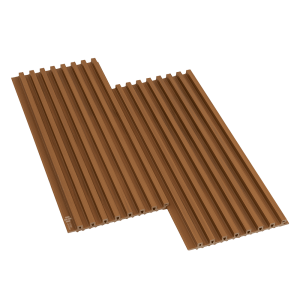 Tấm ốp lam 8 sóng gỗ nhựa ASA HobiWood (8SASA001 Caramel)