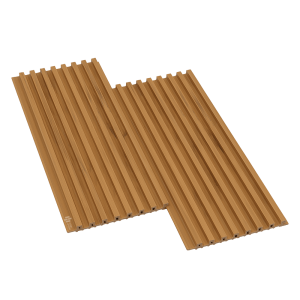 Tấm ốp lam 8 sóng gỗ nhựa ASA HobiWood (8SASA002 Sandal Wood)