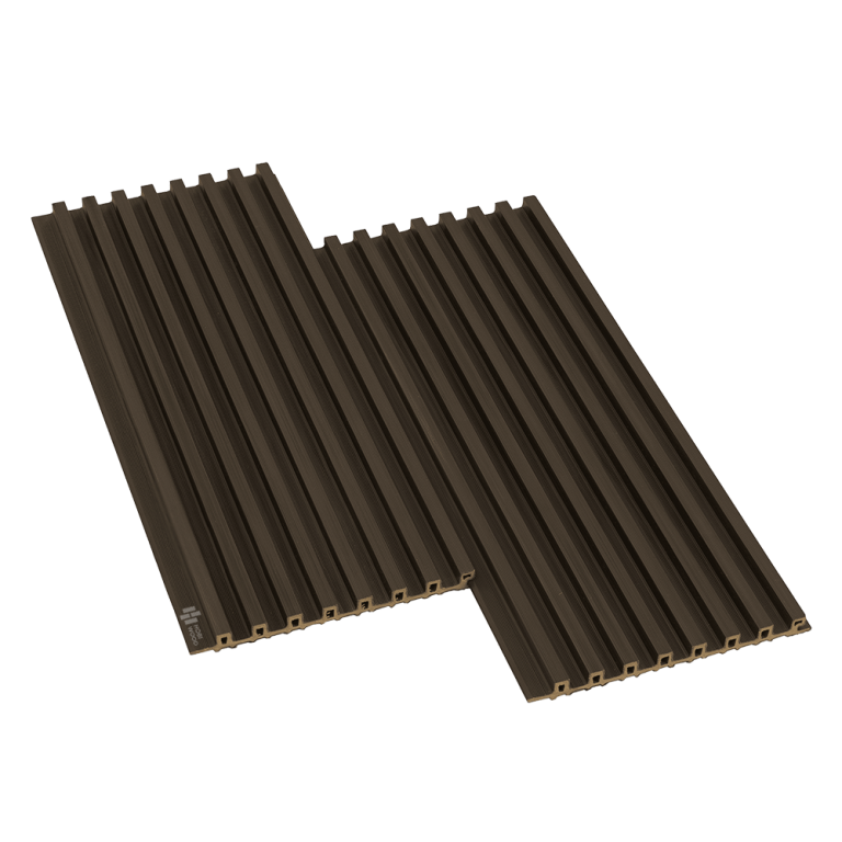 Tấm ốp lam 8 sóng gỗ nhựa ASA HobiWood (8SASA004 Titack Walnut)