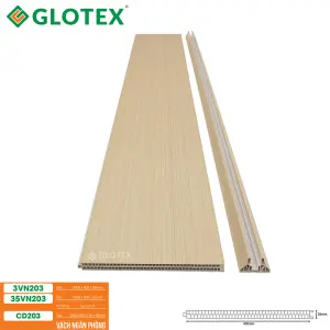 Chân đế vách ngăn phòng 2 mặt Glotex CD203