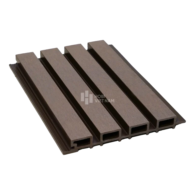 Tấm ốp lam sóng gỗ nhựa Glotex (LS261-Coffee)