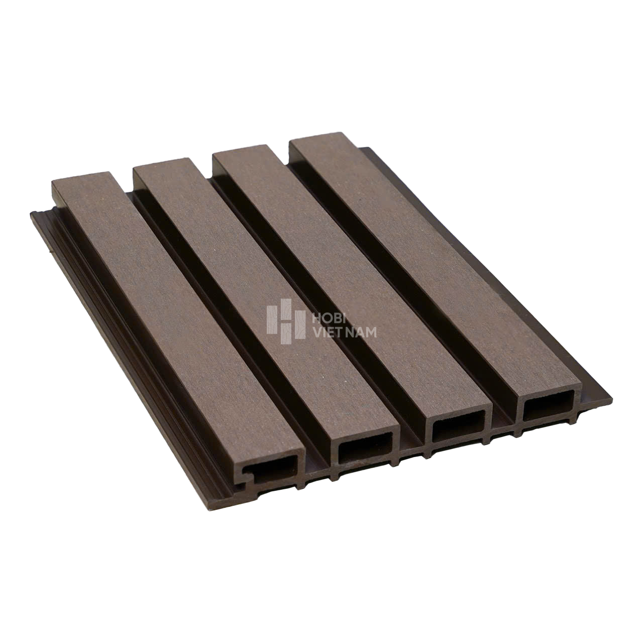 Tấm ốp lam sóng gỗ nhựa Glotex (LS261-Coffee)