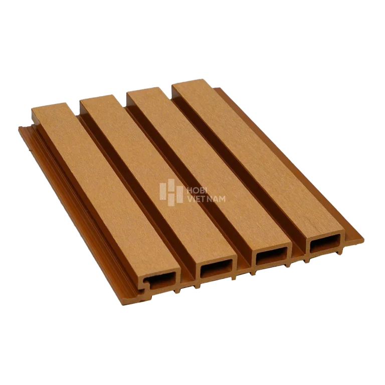 Tấm ốp lam sóng gỗ nhựa Glotex (LS261-Coffee)