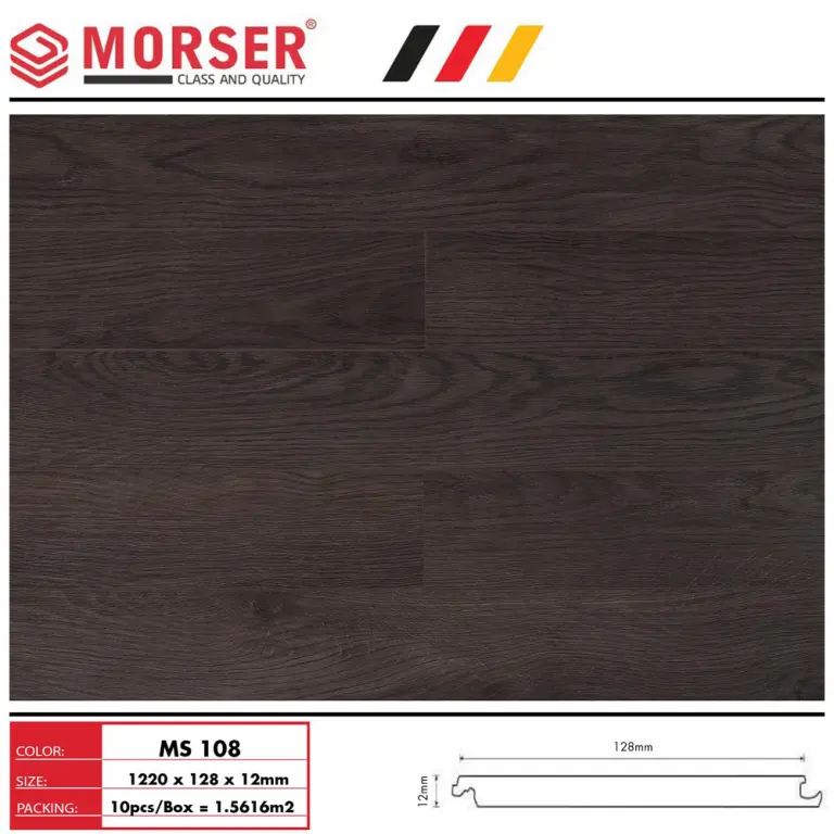 Sàn gỗ Morser 12mm MS108