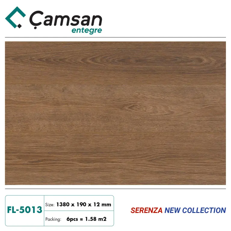 Sàn gỗ Camsan 12mm Serenza Hèm V FL5013