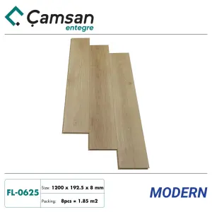 Sàn gỗ Camsan 8mm Hèm V Aqua FL0625