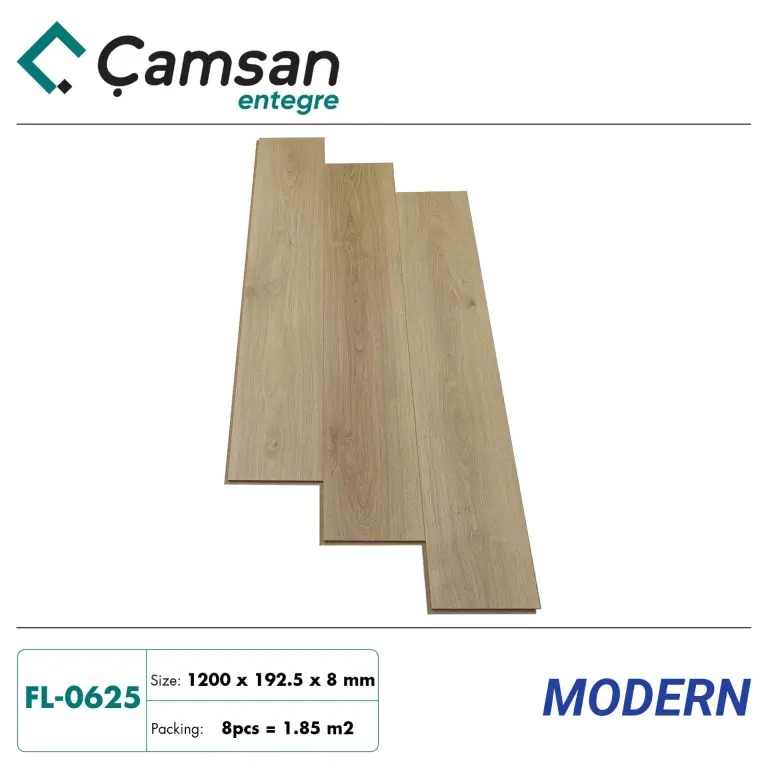 Sàn gỗ Camsan 8mm Hèm V Aqua FL0625