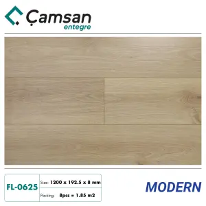 Sàn gỗ Camsan 8mm Hèm V Aqua FL0625