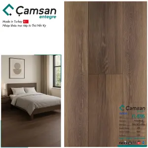Sàn gỗ Camsan 8mm Hèm V Aqua FL0705