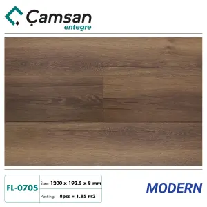 Sàn gỗ Camsan 8mm Hèm V Aqua FL0705
