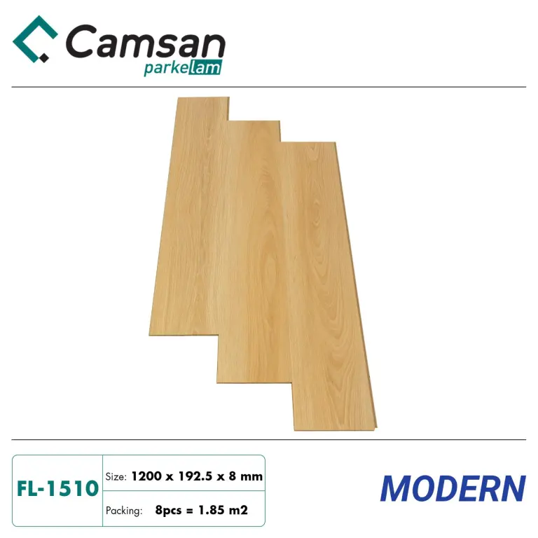 Sàn gỗ Camsan 8mm Hèm V Aqua FL1510