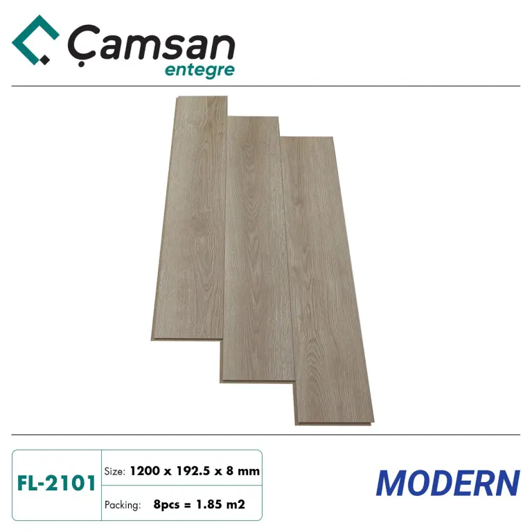 Sàn gỗ Camsan 8mm Hèm V Aqua FL2101
