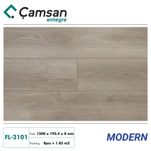Sàn gỗ Camsan 8mm Hèm V Aqua FL2101