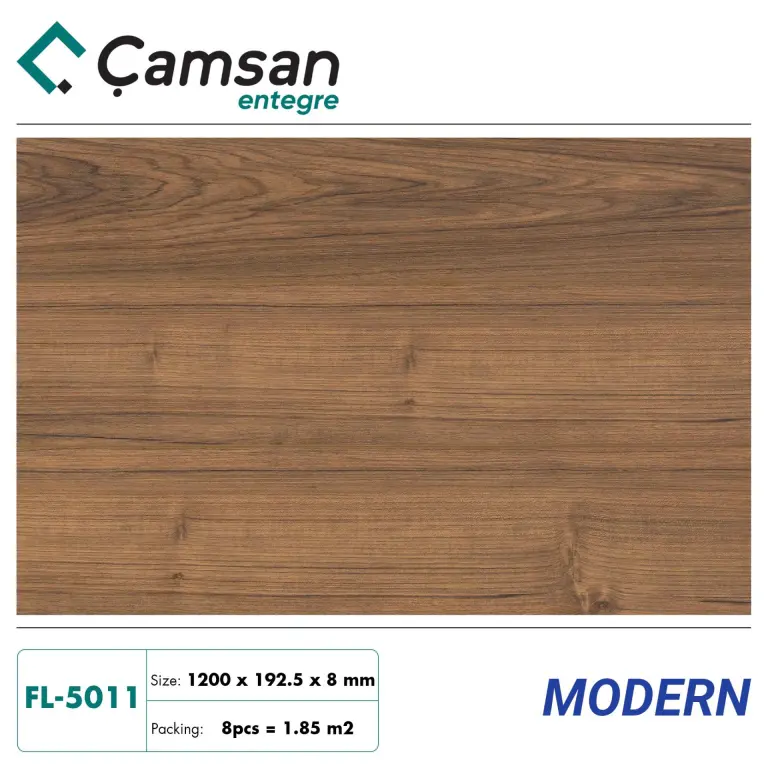 Sàn gỗ Camsan 8mm Hèm V Aqua FL5011