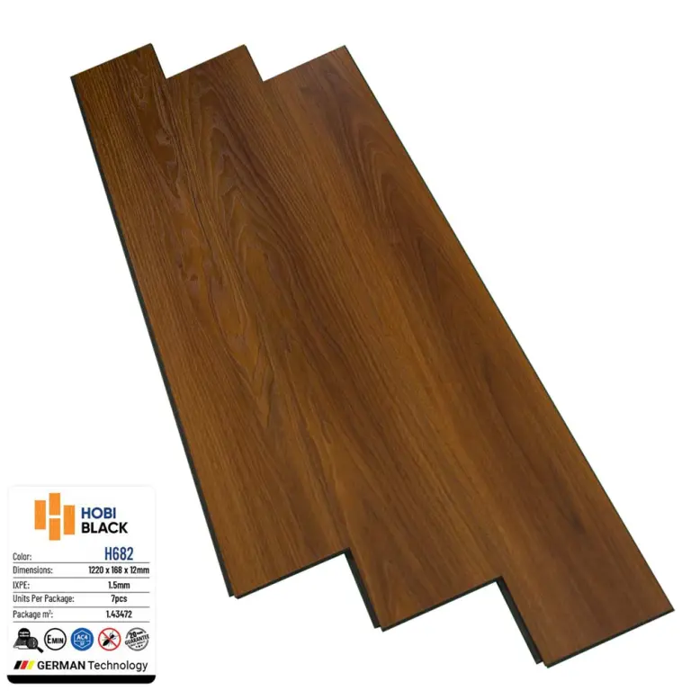 Sàn gỗ Hobi Black 12mm H682
