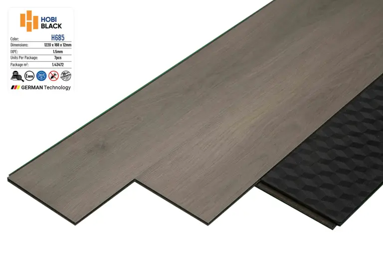 Sàn gỗ Hobi Black 12mm H685