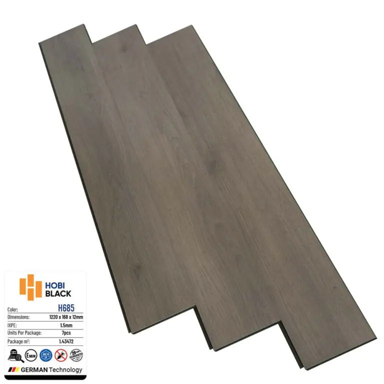 Sàn gỗ Hobi Black 12mm H685