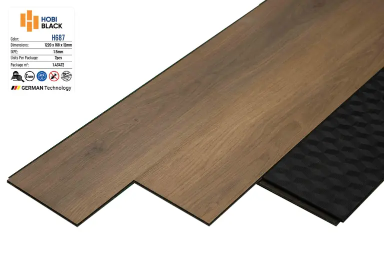 Sàn gỗ Hobi Black 12mm H687